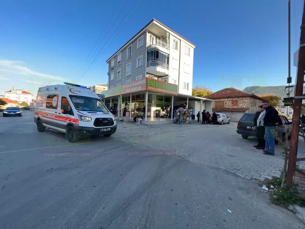 Bucak'ta trafik kazası Sürücü yaralandı