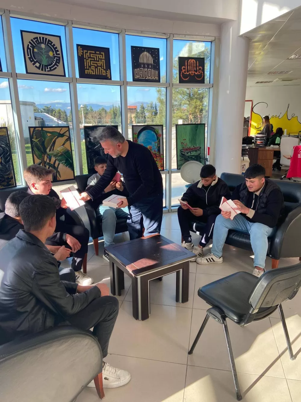 MESEM öğrencileri gençlik merkezini ziyaret etti