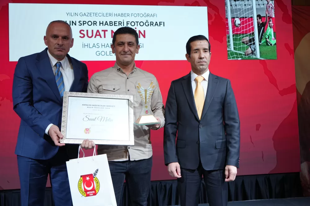 Antalya Gazeteciler Cemiyeti'nin (AGC) 2024 Yılın Gazetecileri Ödülleri sahiplerini buldu