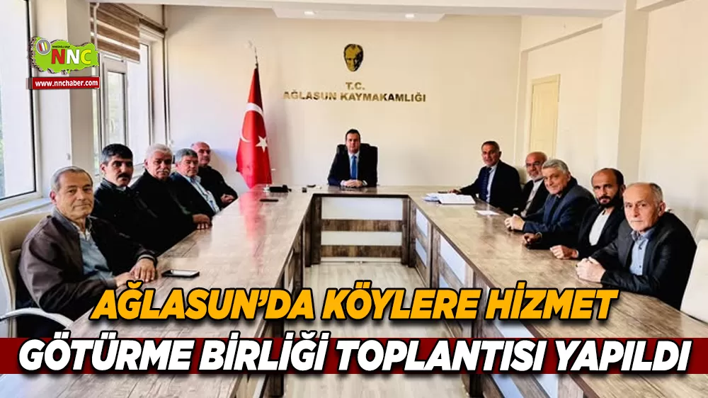 Ağlasun’da köylerin 2026 hizmet planları masaya yatırıldı