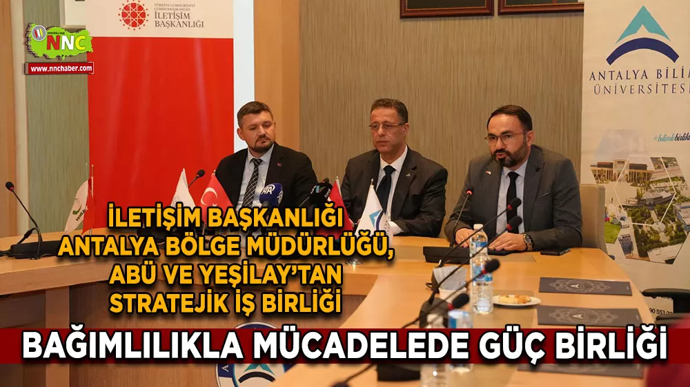 Bağımlılıkla mücadelede güç birliği ABÜ’de iş birliği protokolü imzalandı