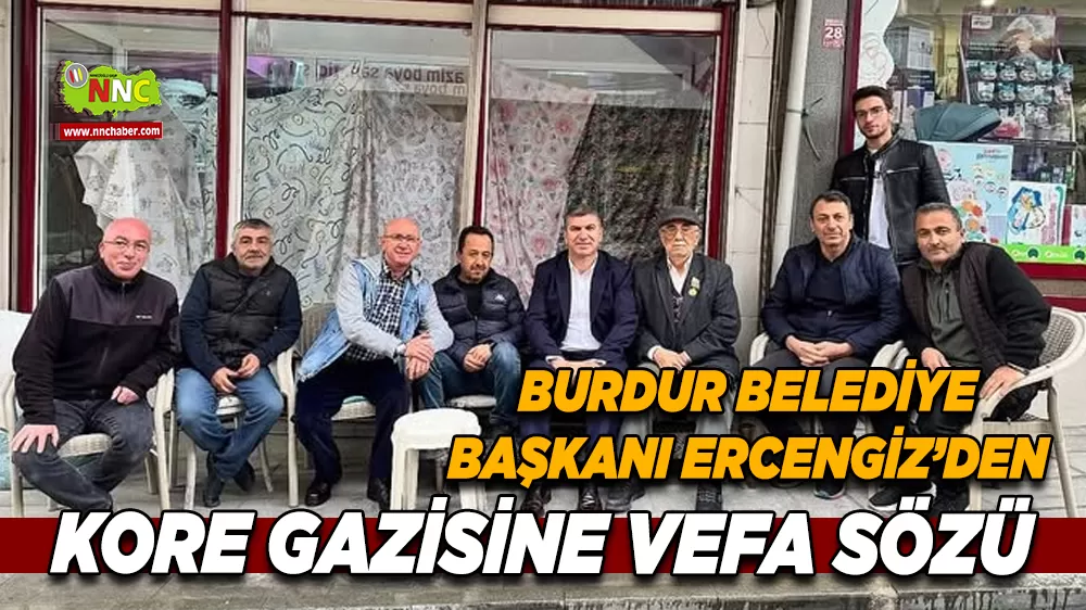 Başkan Ercengiz’den Kore Gazisi Niyazi Amca’ya anlamlı ziyaret