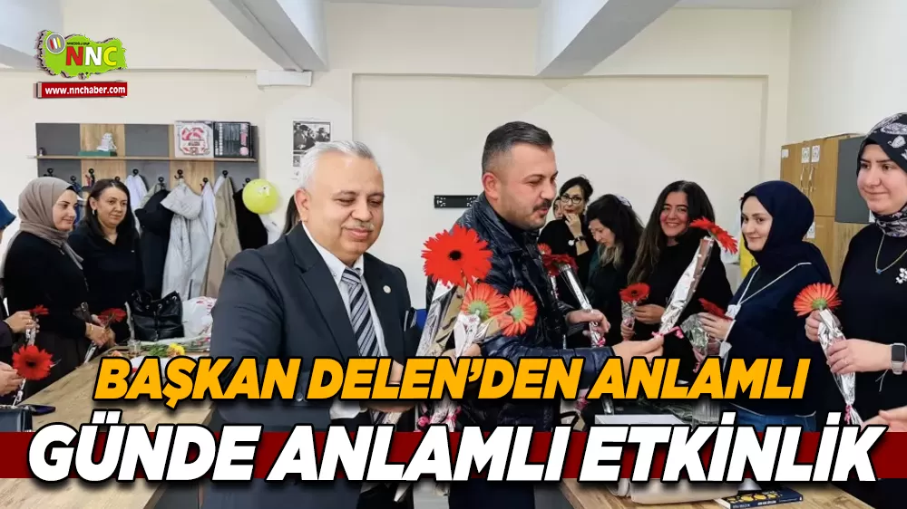 Başkan İlyas Delen’den 24 Kasım’da öğretmenlere ziyaret