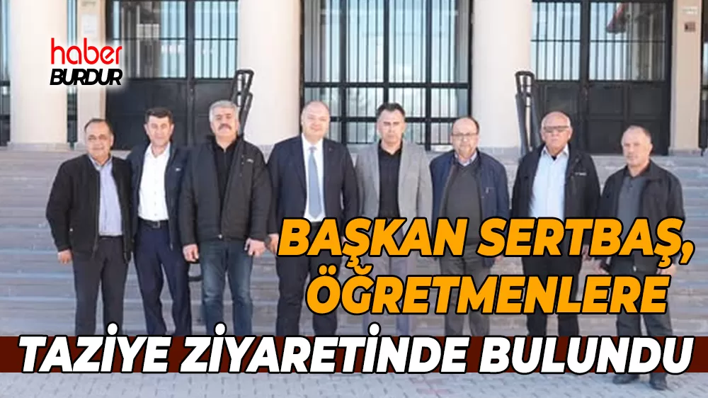 Başkan Sertbaş’tan Fen Lisesine taziye ziyareti