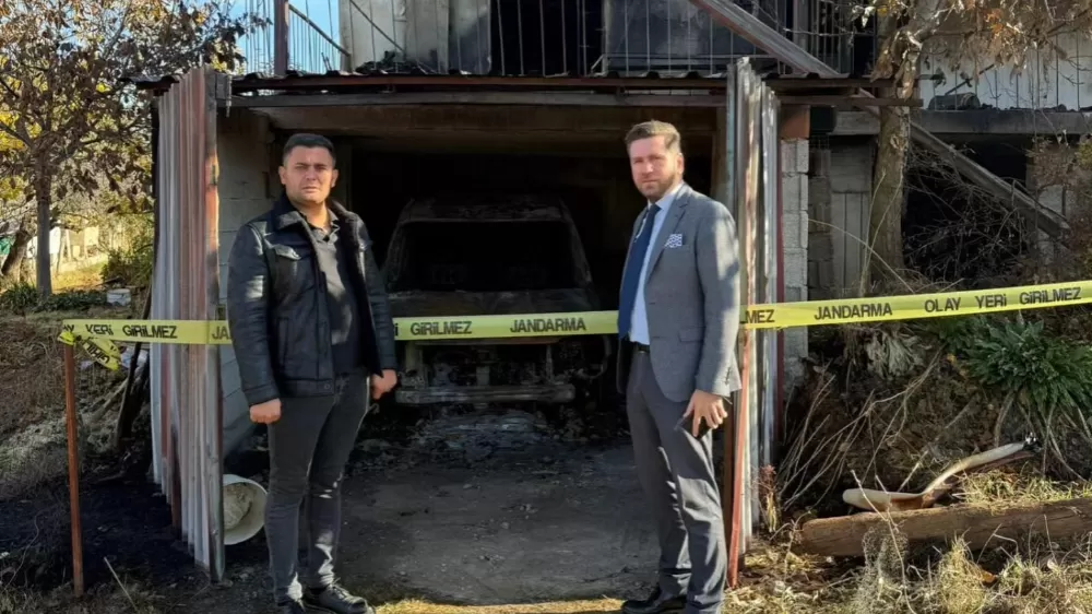 Başkan Tatık evi yanan aileye yardım elini uzattı