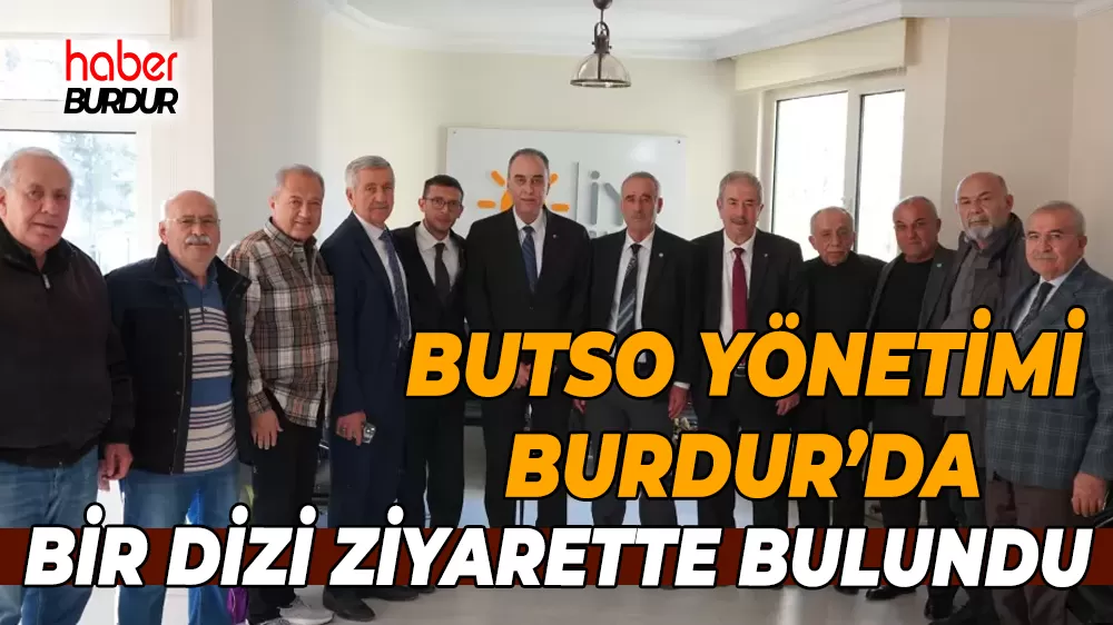 Başkan Yusuf Keyik ve BUTSO heyetinden şehir genelinde ziyaret turu