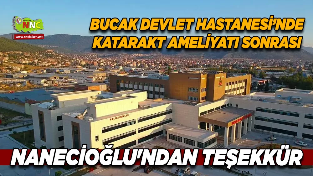 Bucak Devlet Hastanesi’nde ameliyat memnuniyet