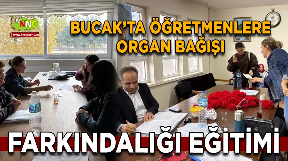 Bucak İlçe Sağlık Müdürlüğünden Organ Bağışı Haftasında anlamlı etkinlik