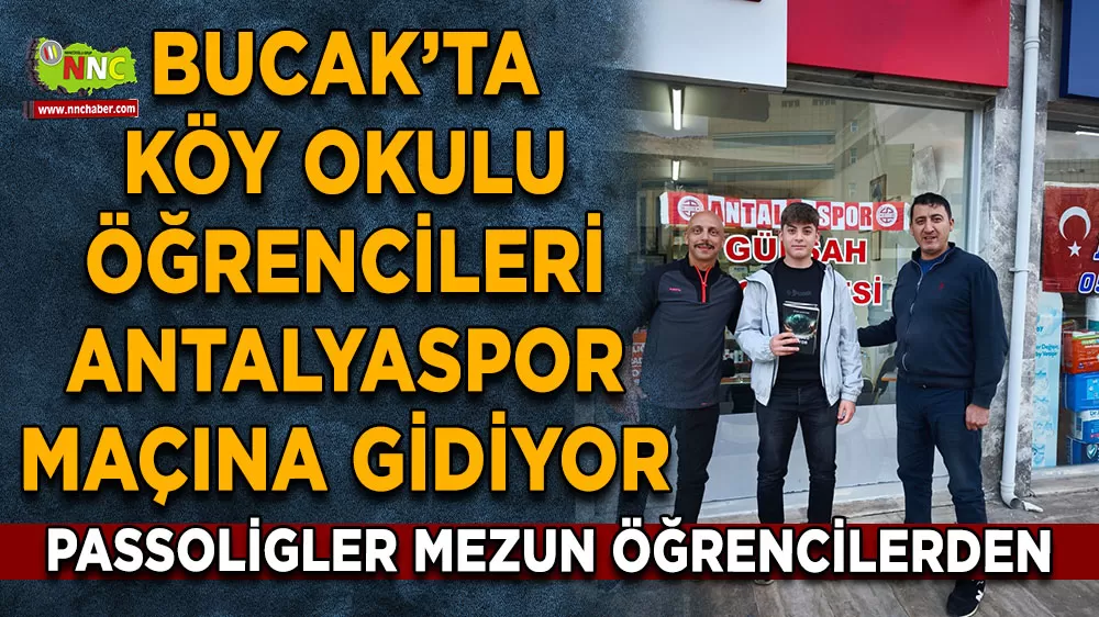 Bucak’ta köy okulu öğrencileri Antalyaspormaçına gidiyor