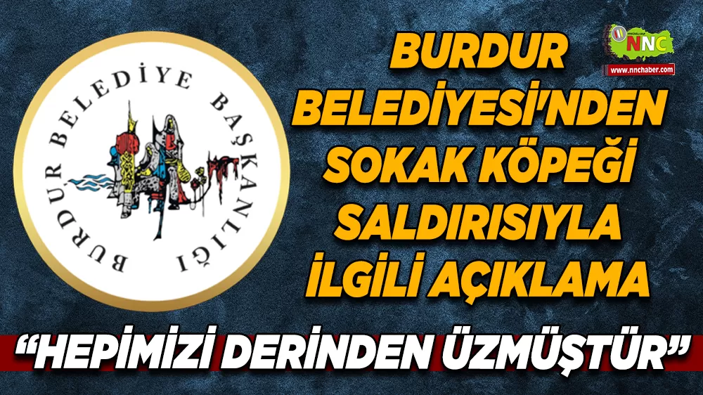 Burdur Belediyesi’nden sokak köpekleri olayına ilişkin açıklama