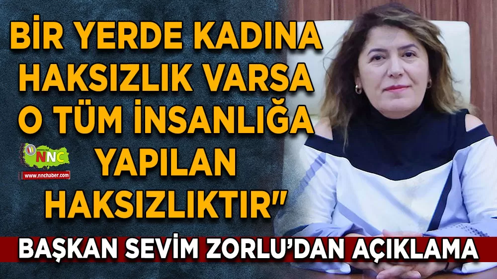 BUTSO KGK Başkanı Sevim Zorlu'dan anlamlı günde anlamlı açıklama