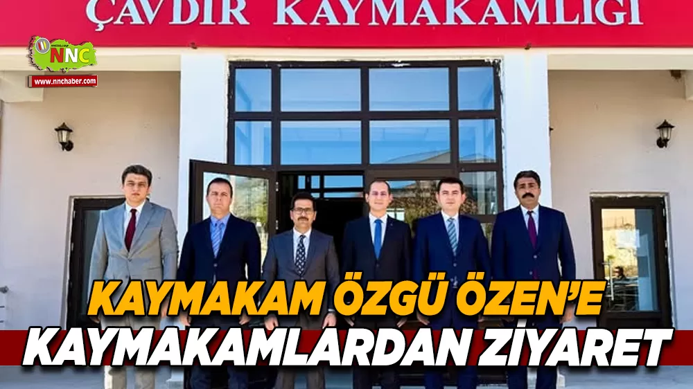 Çavdır Kaymakamlığı’nda İlçe Kaymakamları buluştu