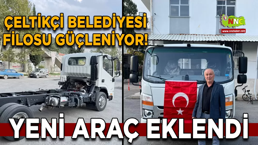 Çeltikçi Belediyesi hizmetlerine yeni araç desteği