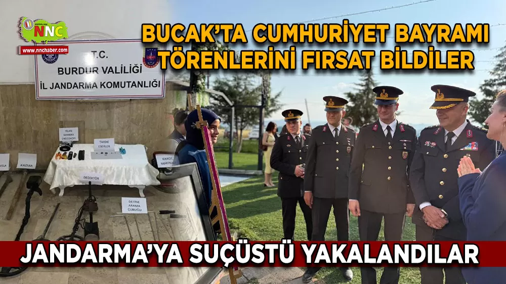 Cumhuriyet Bayramı’nda kaçak kazı yapan üç kişi suçüstü yakalandı