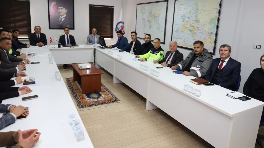 Dinar'da kış tedbirleri masaya yatırıldı