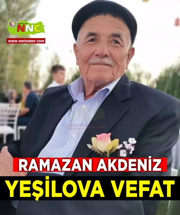Elmalı Vefat Ramazan Akdeniz