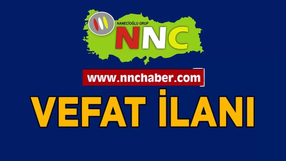 Elmalı Vefat Vahide Kırçan