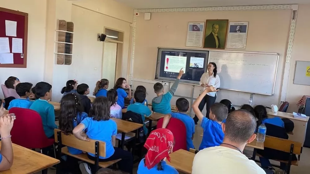 Gazipaşa'da öğrencilere su tasarrufu ve gıda güvenliği eğitimi