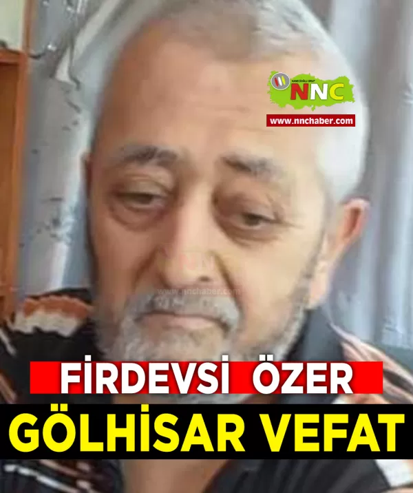 Gölhisar Vefat Firdevsi Özer