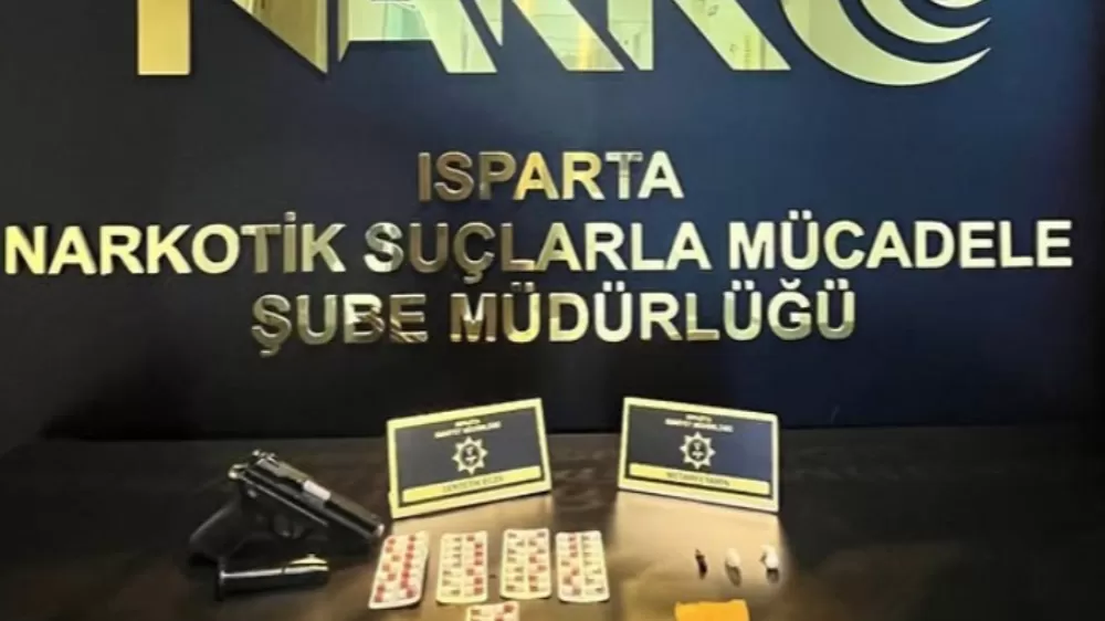Isparta'da uyuşturucu operasyonunda 6 gözaltı