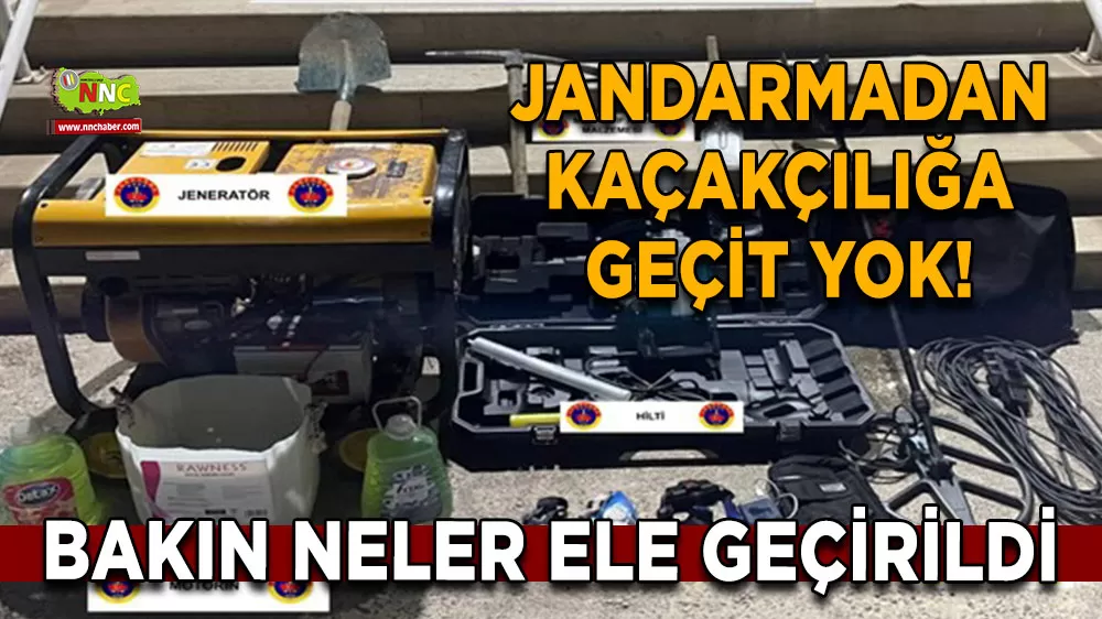 Jandarmadan kaçakçılığa geçit yok! Bakın neler ele geçirildi
