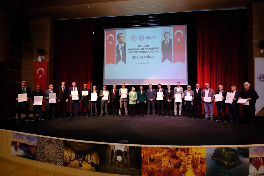 Kaymakam Metin Eyyüpkoca, ‘Muhtarlar Akademisi’ kapanış törenine katıldı