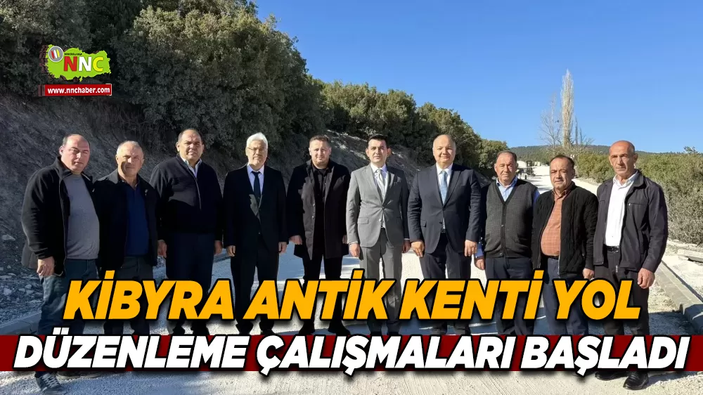 Kibyra Antik Kenti’nde ulaşım konforu artıyor Yol düzenleme çalışmaları başladı