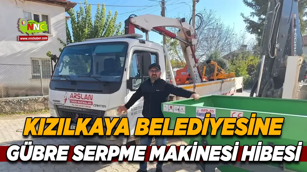 Kızılkaya Belediyesi tarımsal çalışmalar için yeni ekipman kazandı