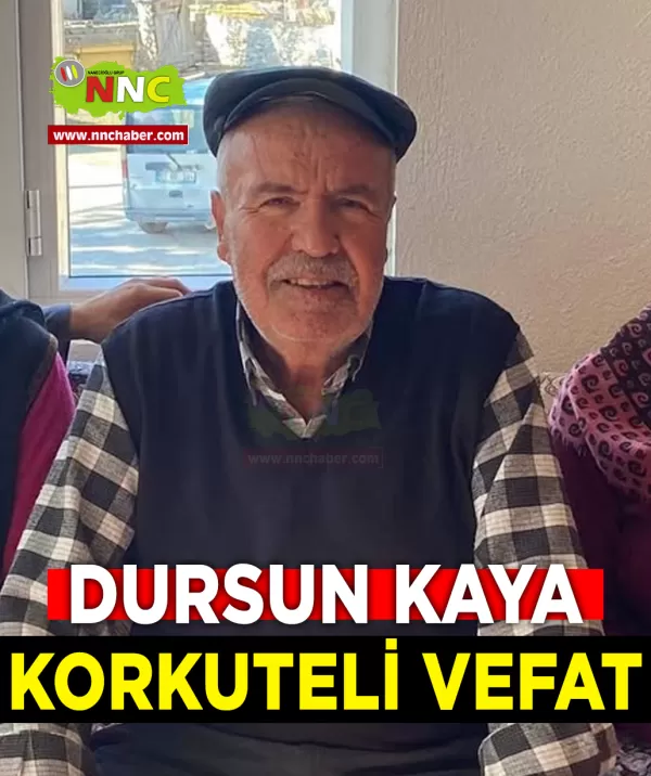 Korkuteli Vefat Dursun Kaya