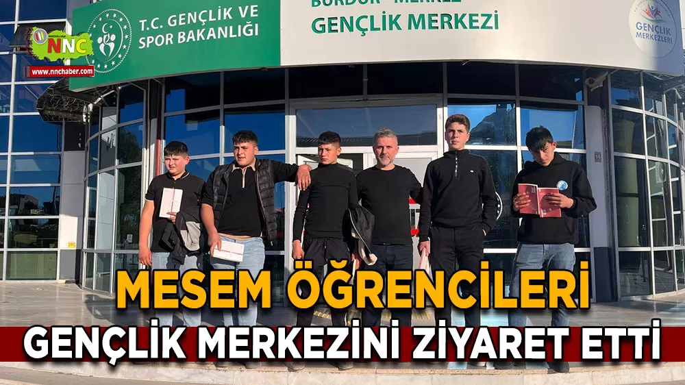 MESEM öğrencileri gençlik merkezini ziyaret etti