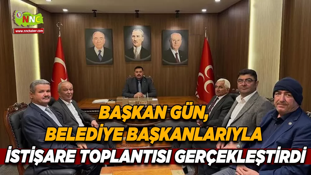 MHP Burdur İl Başkanlığında hizmet değerlendirmesi Başkanlardan proje sunumu