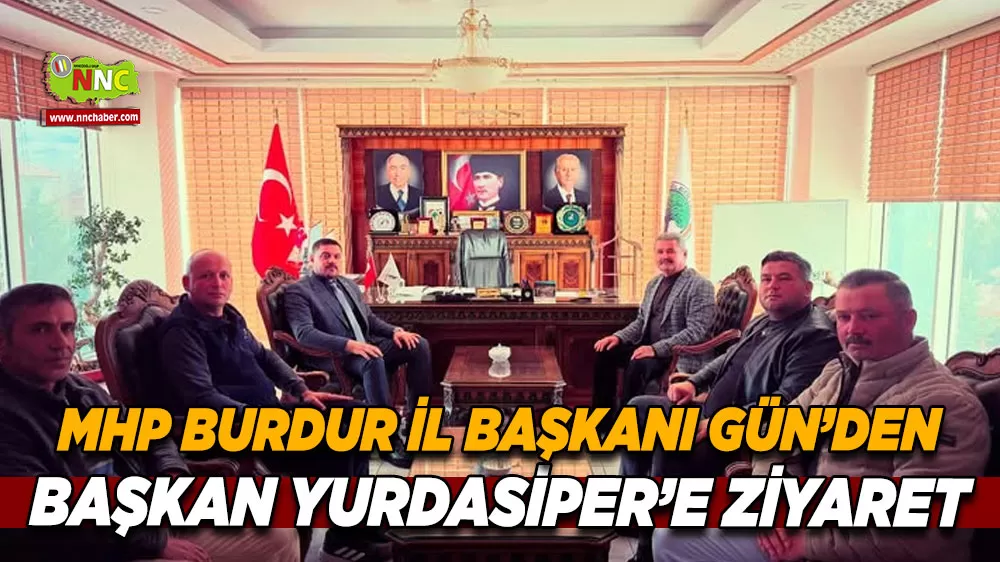 MHP Burdur teşkilatından Söğüt Belediyesi’ne ziyaret