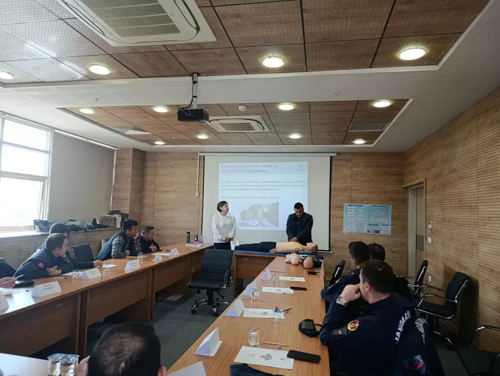 Burdur’da Jandarma personeline trafik kazalarına müdahale eğitimi verildi