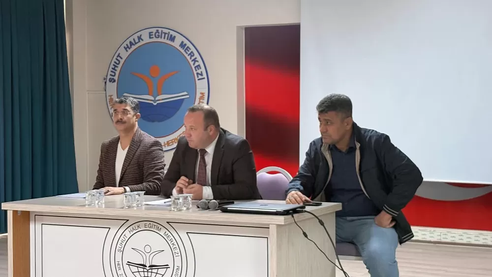 Şuhut'ta KHGB toplantısı