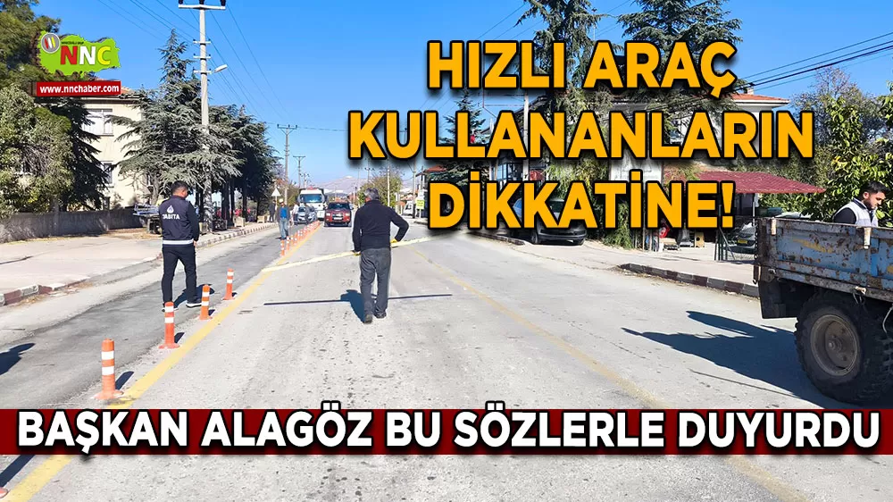 Tefenni’de hız şikayetleri sonrası yol güvenliği önlemleri artırıldı