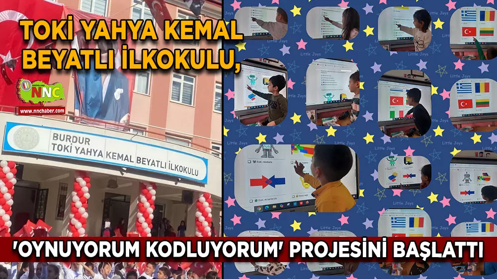 Toki Yahya Kemal Beyatlı İlkokulu, 'Oynuyorum Kodluyorum' projesini başlattı