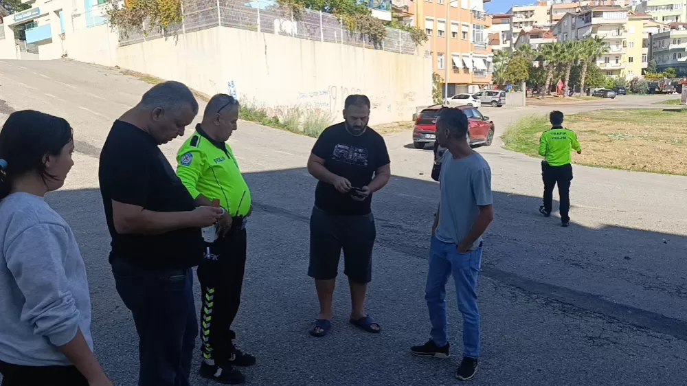 Trafik kazasında 9 aylık bebek hastaneye kaldırıldı