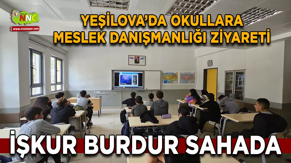 Yeşilova’da okullara meslek danışmanlığı ziyareti