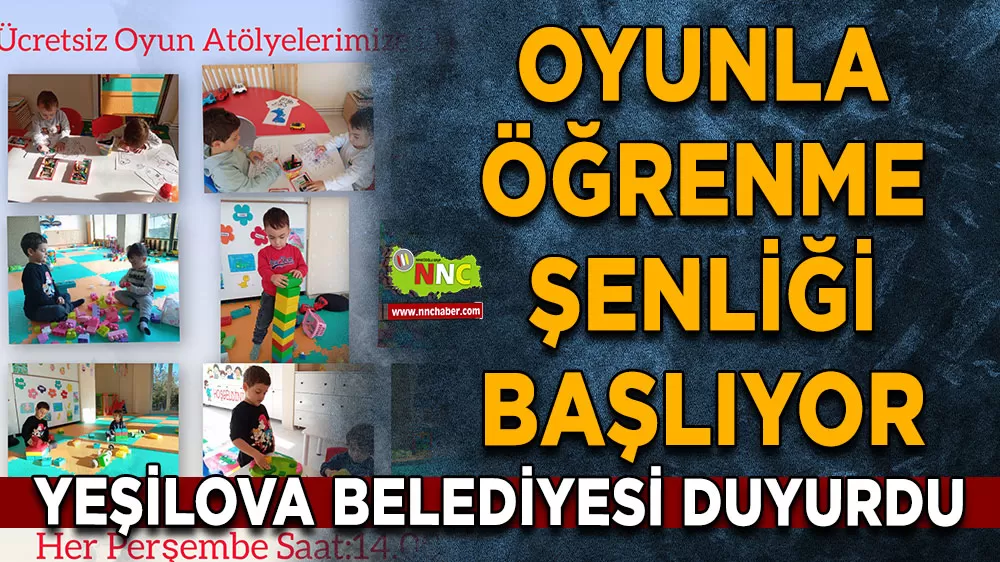 Yeşilova’da Oyunla Öğrenme Şenliği Başlıyor