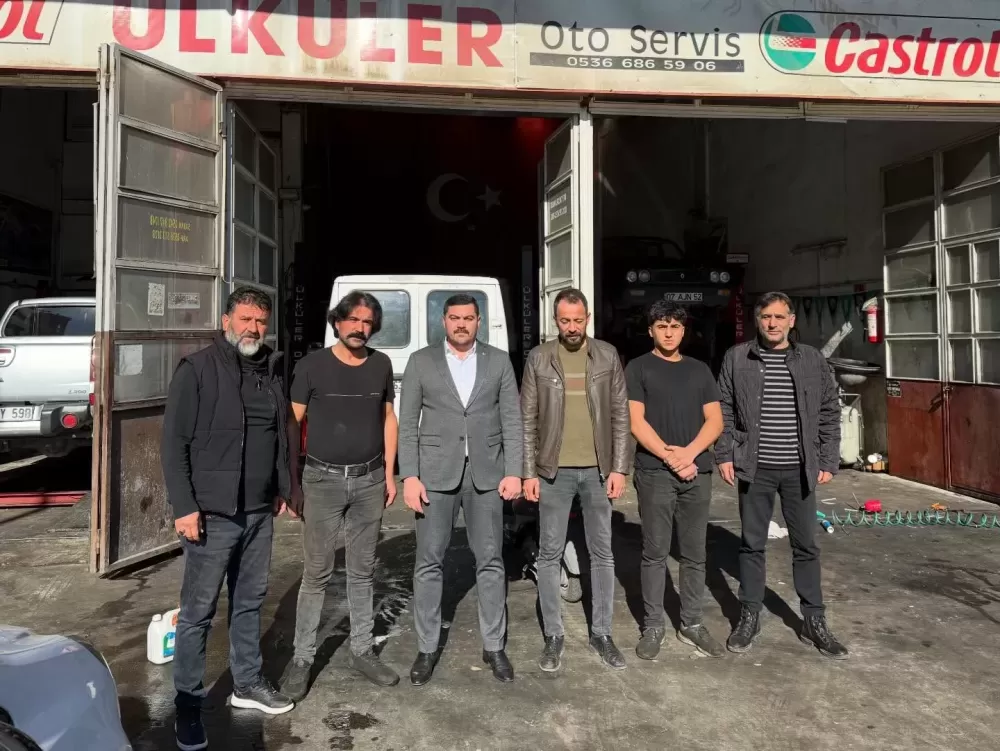 MHP İl Başkanı Mustafa Gün’den Bucak Sanayi esnafına ziyaret