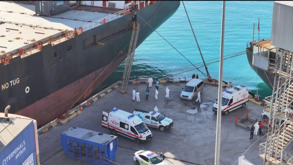 Antalya Limanı'nda uluslararası salgın tatbikatı