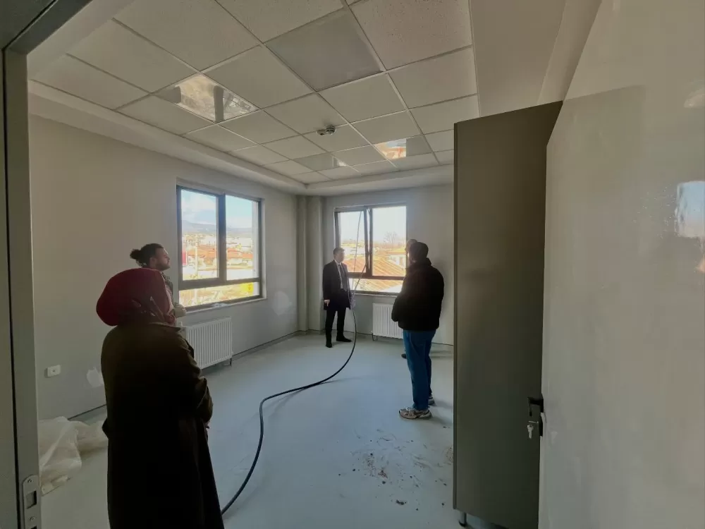 Çavdır’da Aile Sağlığı Merkezi inşaatı yerinde incelendi