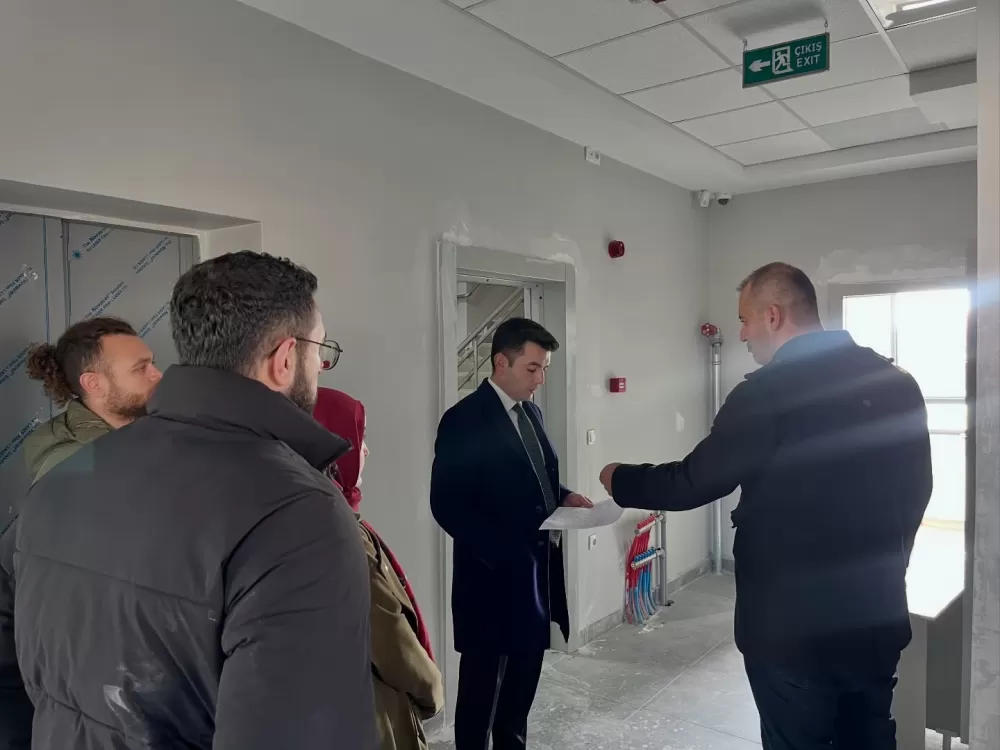 Çavdır’da Aile Sağlığı Merkezi inşaatı yerinde incelendi
