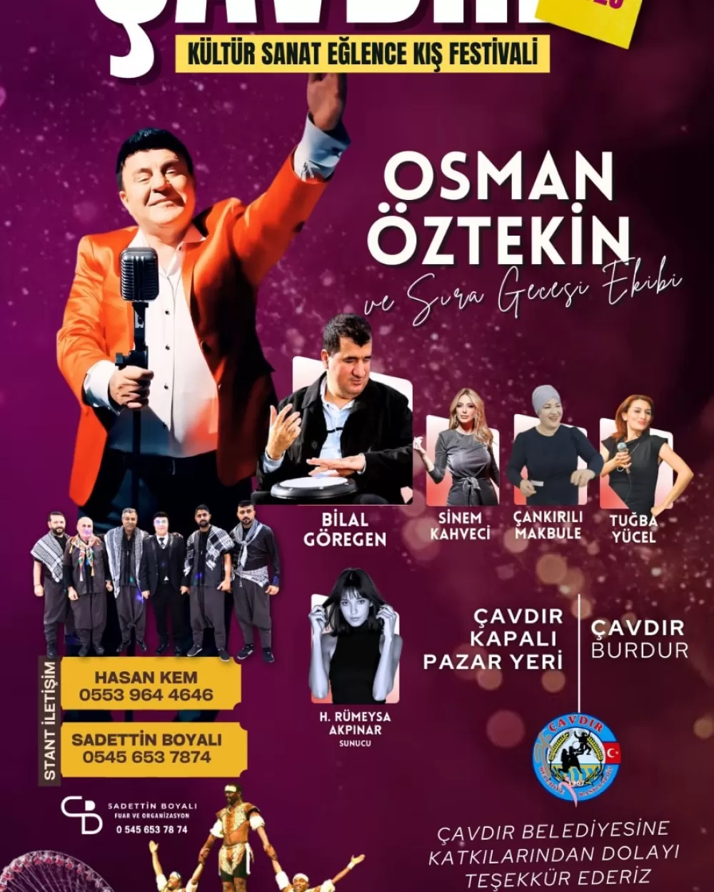 Bütçesiz festivalle kışa 'Merhaba' Bu tarihte Çavdır'da coşku dorukta olacak