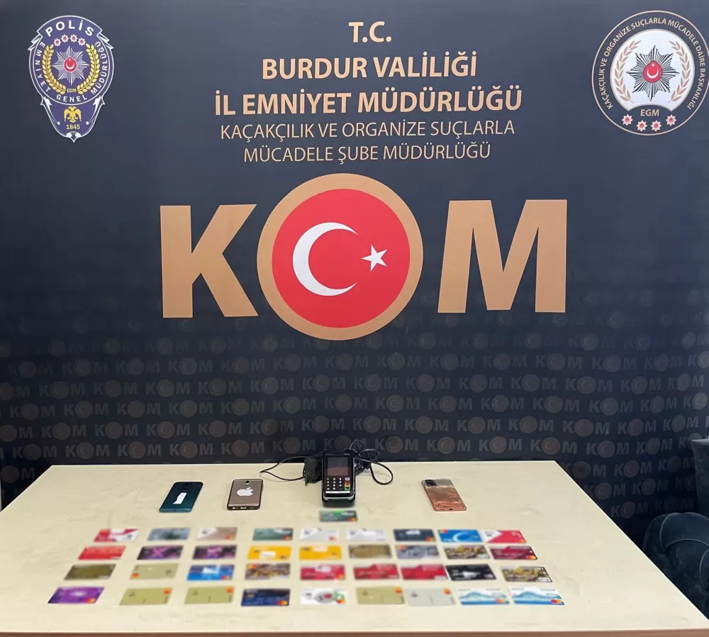 Burdur’da POS tefeciliği operasyonu 1 şüpheli tutuklandı