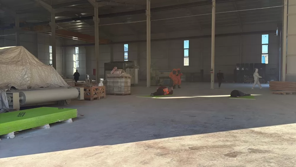 Bucak OSB'de Büyük Tatbikat Yangın ve KBRN Riskine Karşı Kurumlar Tek Yumruk