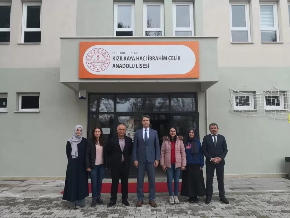 Kaymakam Kuruca Kızılkaya'da! Anadolu Lisesinde öğrencilerle buluştu