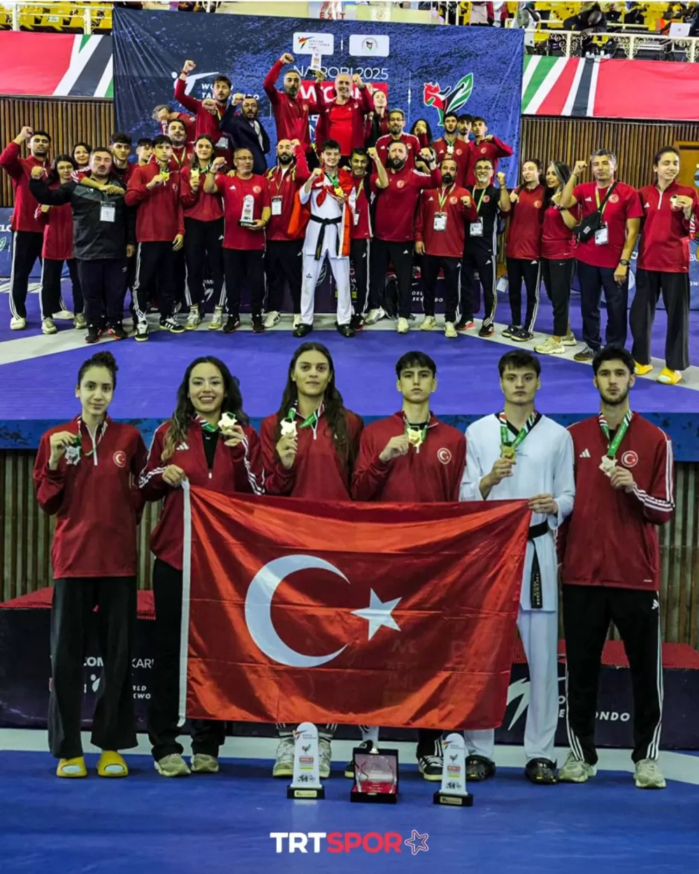 Türk Taekwondosu Kenya Şampiyonasında madalyalarla dönüyor