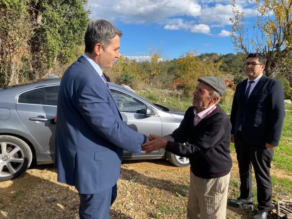 Halkın Kaymakamı Can Kazım Kuruca, gönül ziyaretlerini sürdürüyor