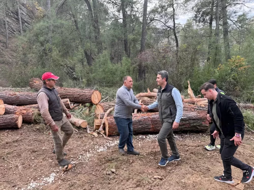 Bucak Kaymakam Kuruca'dan Sığla Orman İşletme Şefliği Yangın İlk Müdahale Ekibi yerleşkesine ziyaret